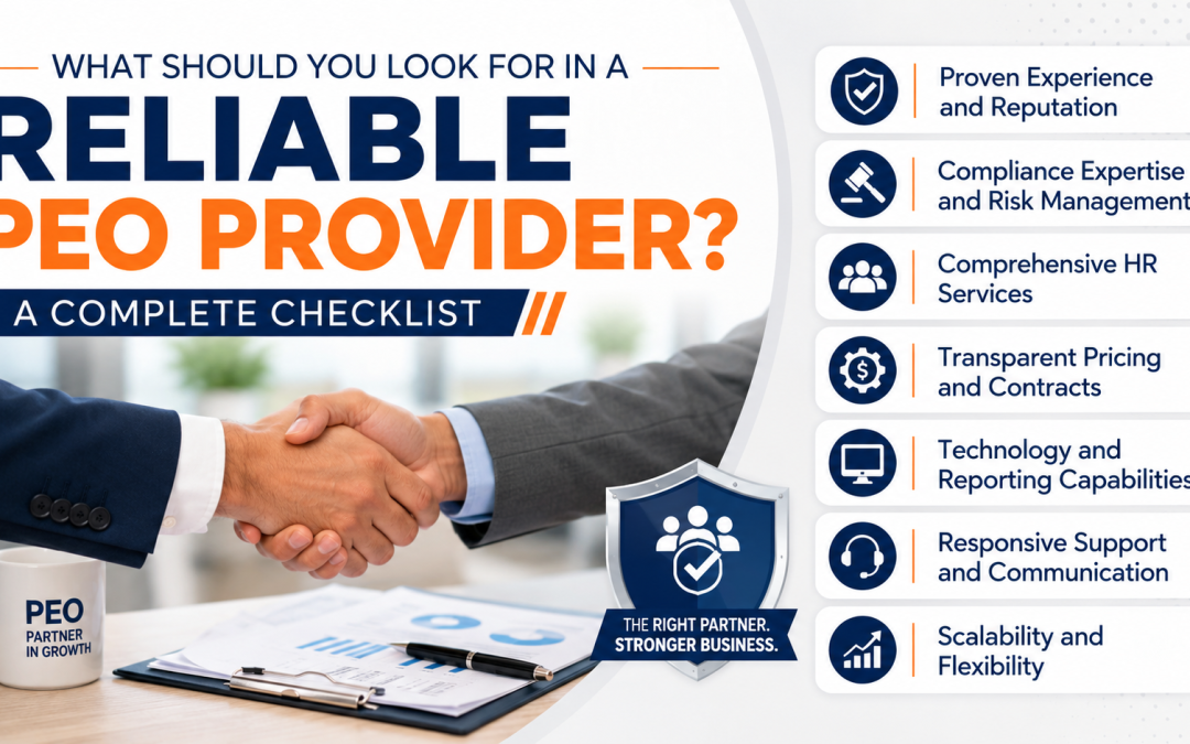 Look for in a Reliable PEO Provider