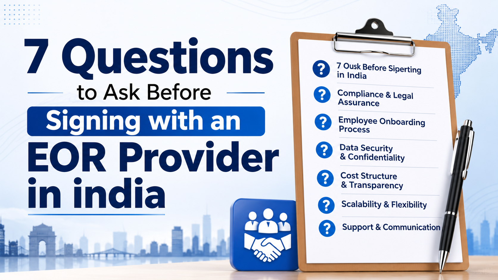 Questions to ask for EOR Provider in india